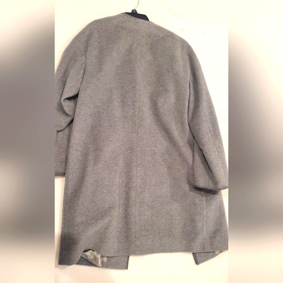 NWT TERESA TARDIA - SIZE 10- COAT- WOOL/CASHMERE- MADE IN ITALY - Picture 2 of 9